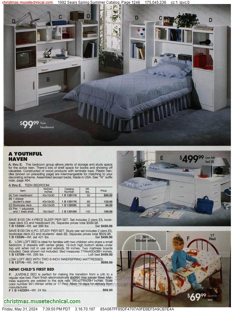 1992 Sears Spring Summer Catalog, Page 1246