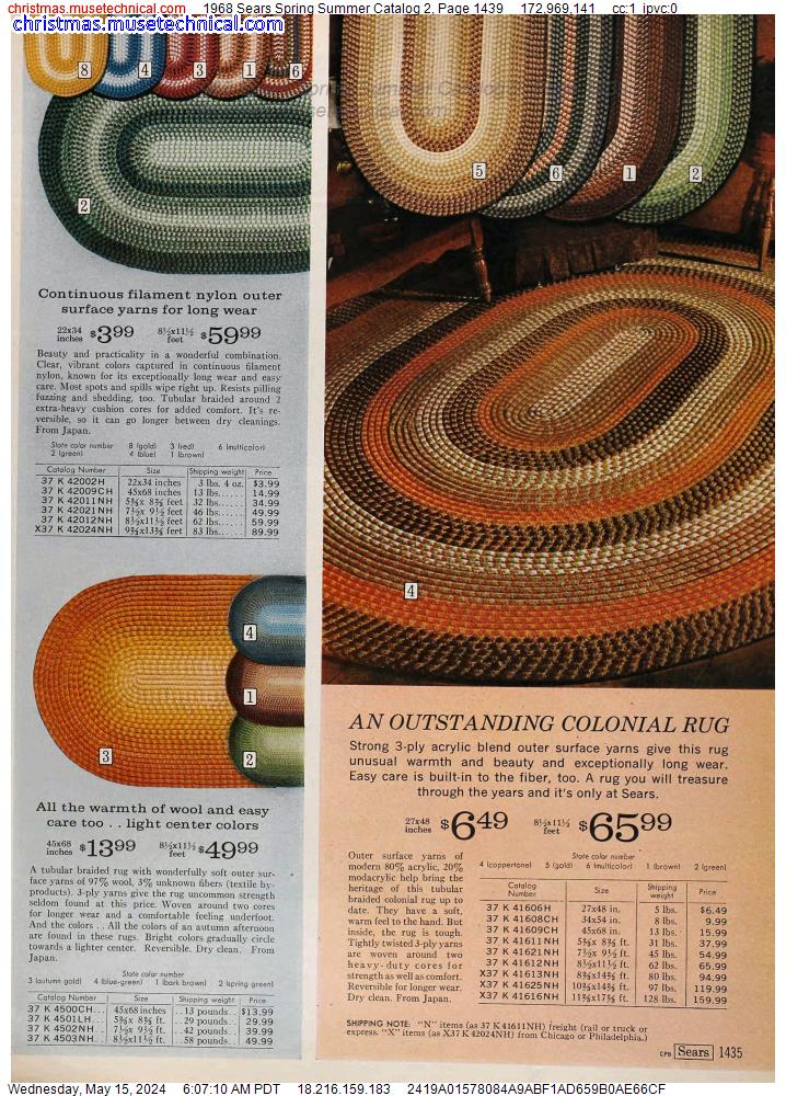 1968 Sears Spring Summer Catalog 2, Page 1439