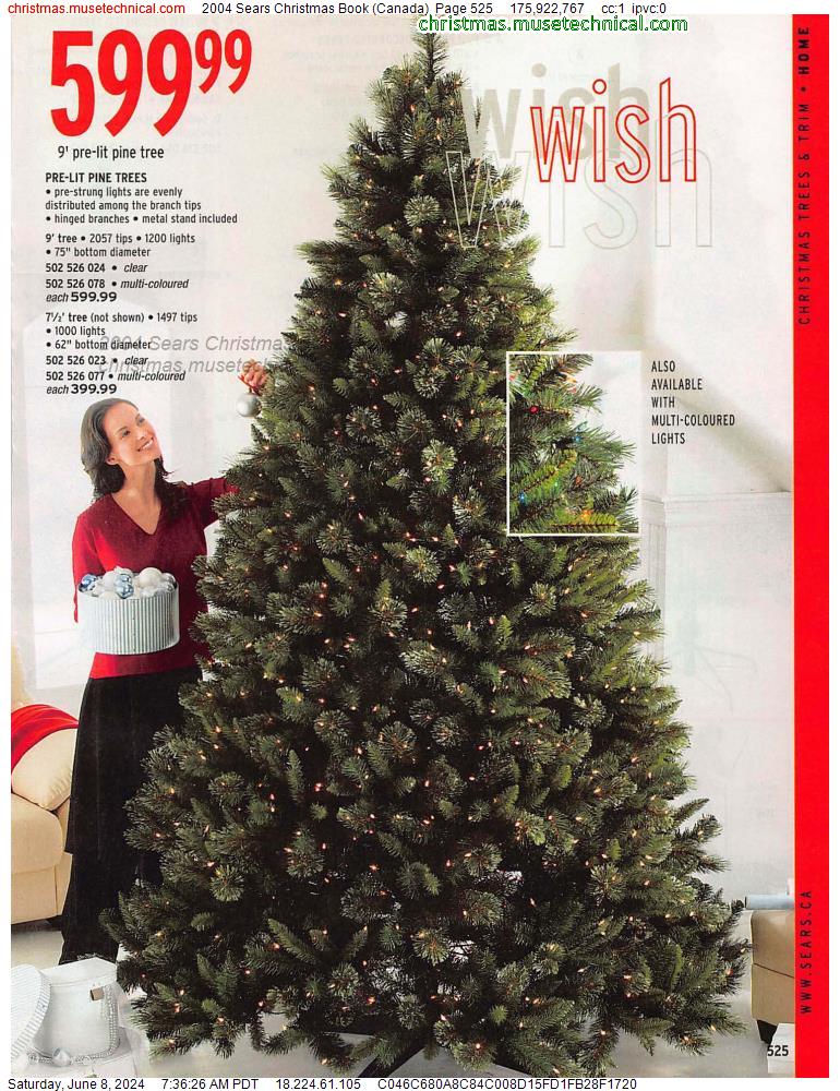 2004 Sears Christmas Book (Canada), Page 525