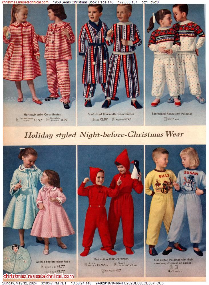 1958 Sears Christmas Book, Page 176