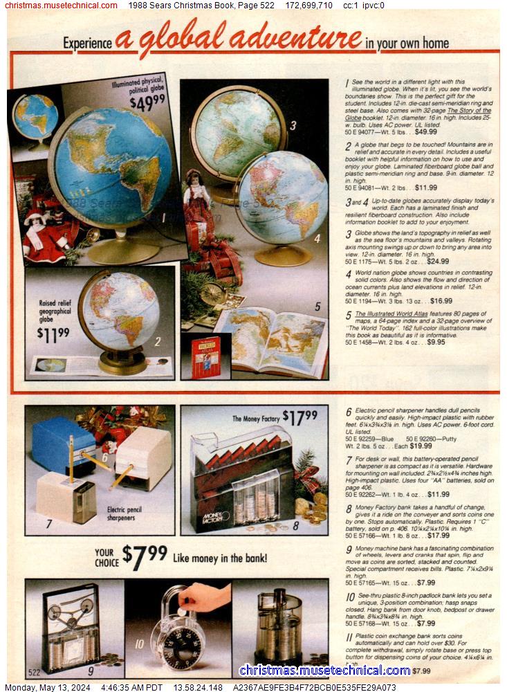 1988 Sears Christmas Book, Page 522