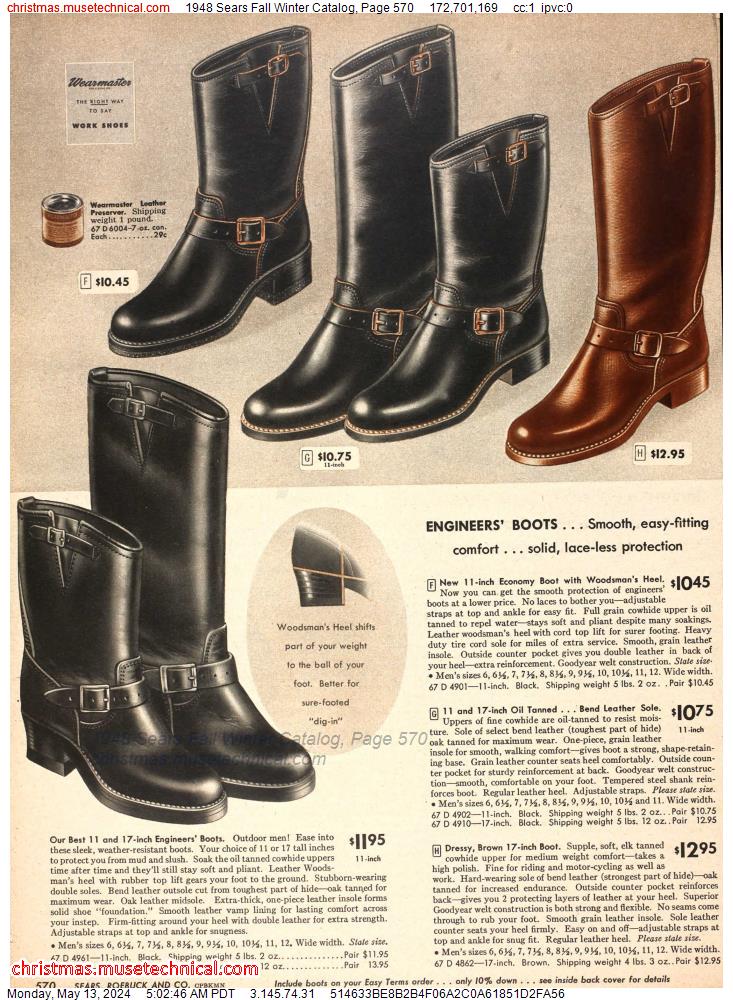 1948 Sears Fall Winter Catalog, Page 570