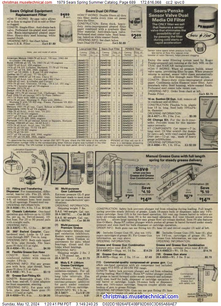 1979 Sears Spring Summer Catalog, Page 689