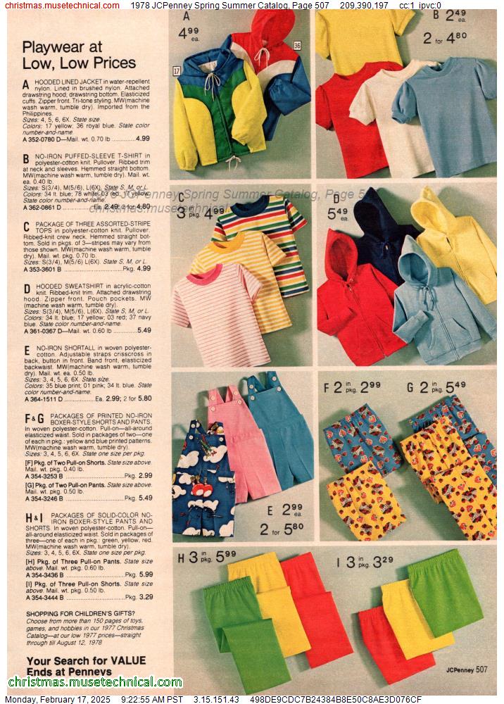 1978 JCPenney Spring Summer Catalog, Page 507