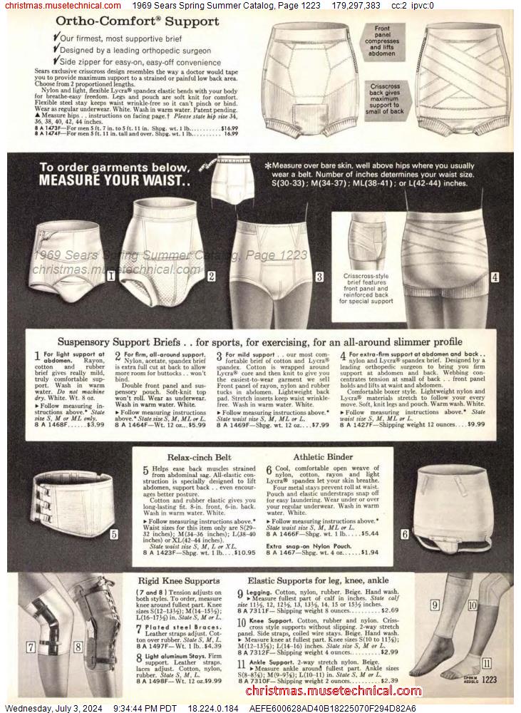 1969 Sears Spring Summer Catalog, Page 1223