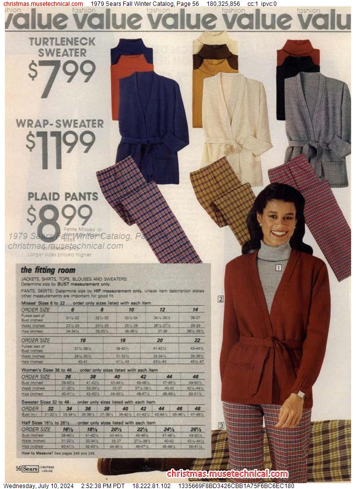 1979 Sears Fall Winter Catalog, Page 56