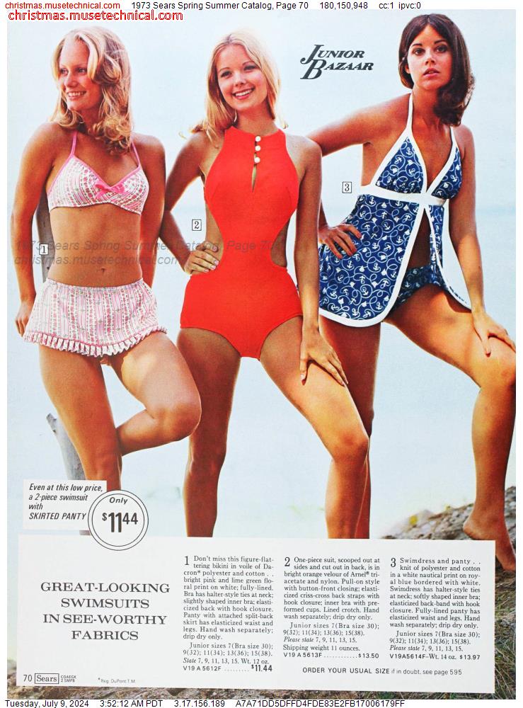 1973 Sears Spring Summer Catalog, Page 70