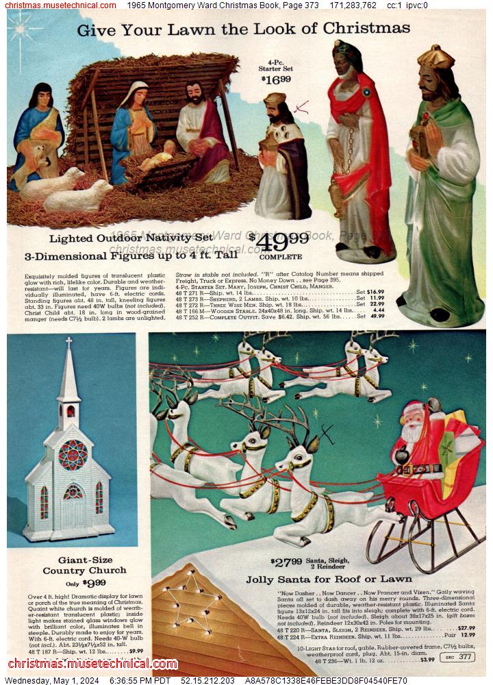 1965 Montgomery Ward Christmas Book, Page 373