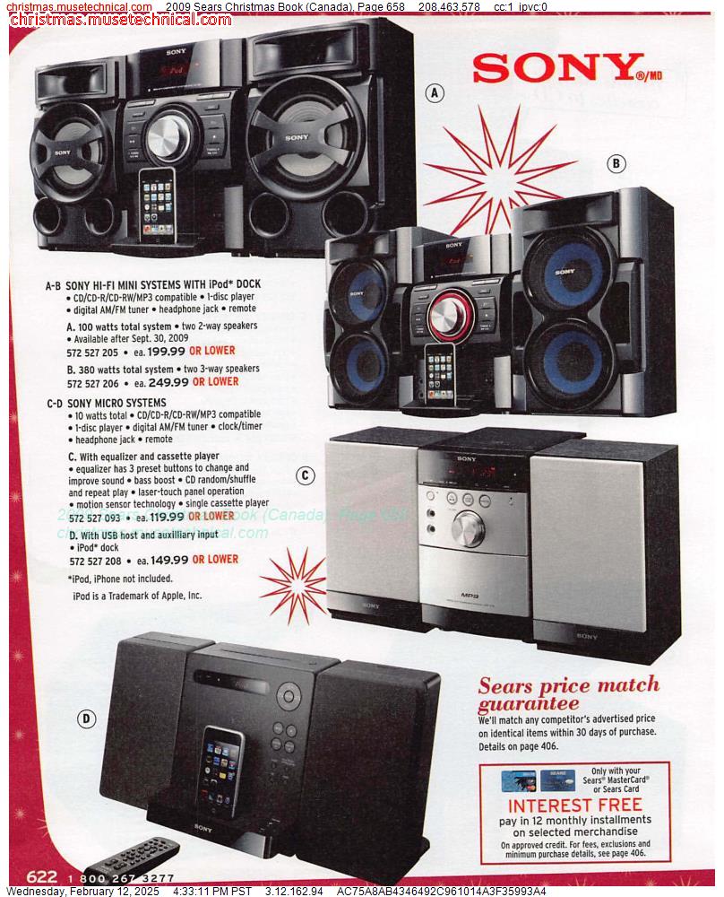 2009 Sears Christmas Book (Canada), Page 658