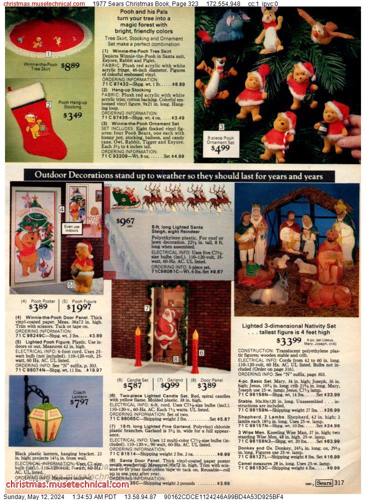 1977 Sears Christmas Book, Page 323