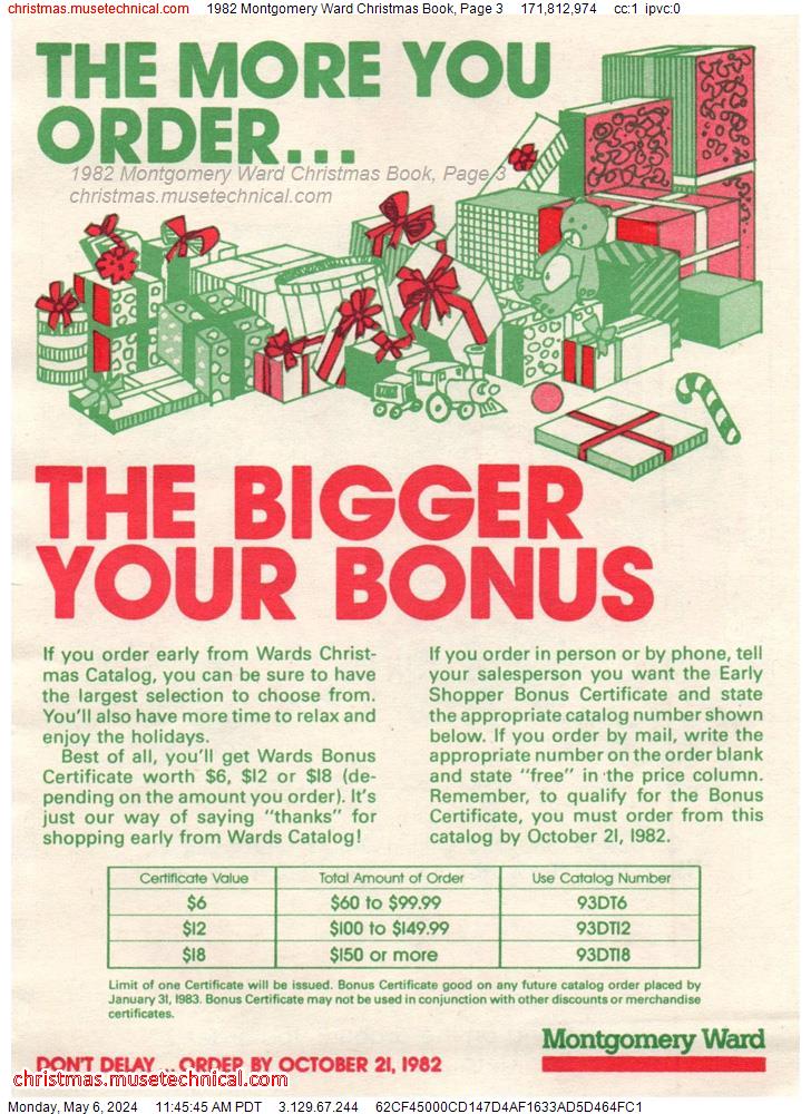 1982 Montgomery Ward Christmas Book, Page 3