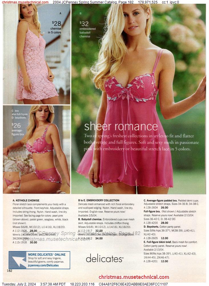 2004 JCPenney Spring Summer Catalog, Page 182