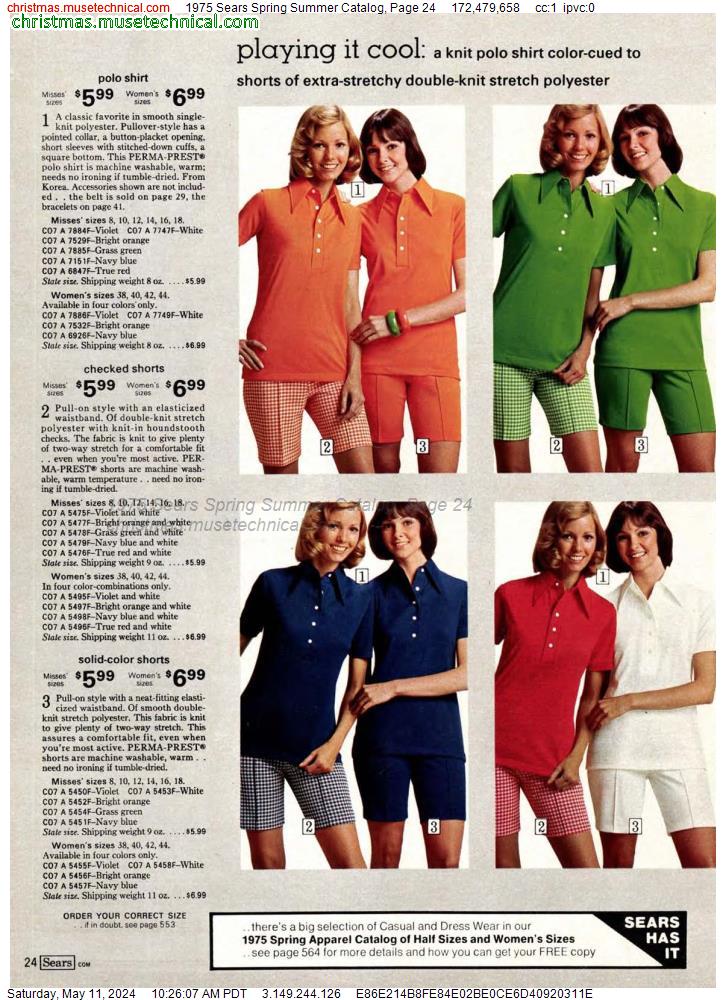 1975 Sears Spring Summer Catalog, Page 24