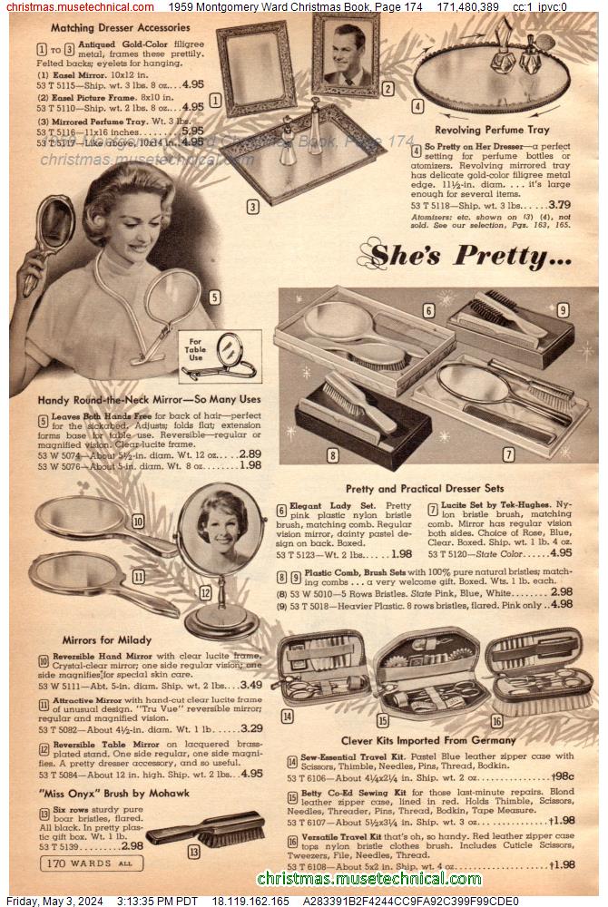 1959 Montgomery Ward Christmas Book, Page 174