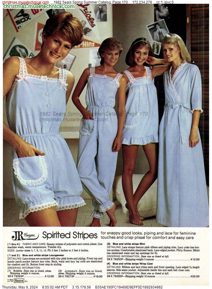 1982 Sears Spring Summer Catalog, Page 170