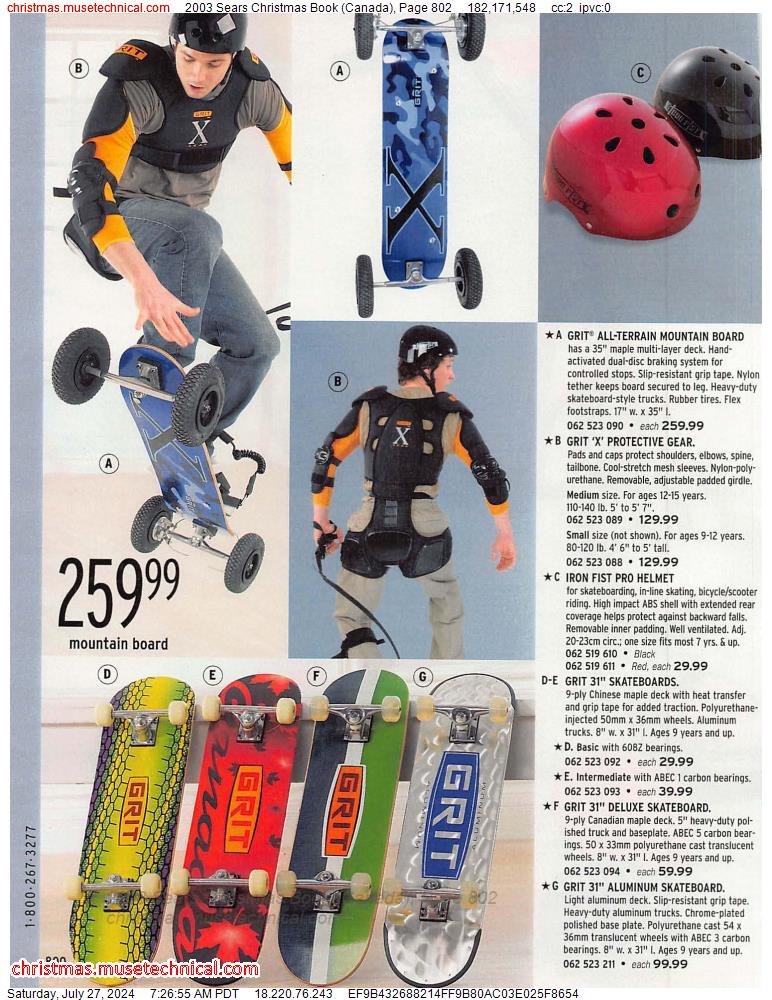 2003 Sears Christmas Book (Canada), Page 802