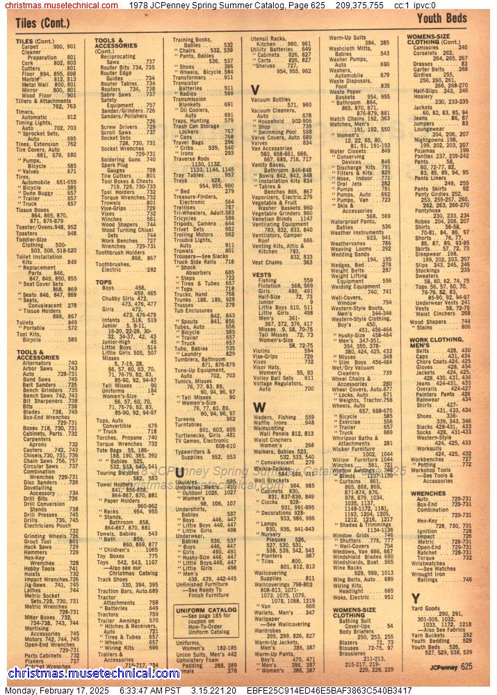 1978 JCPenney Spring Summer Catalog, Page 625