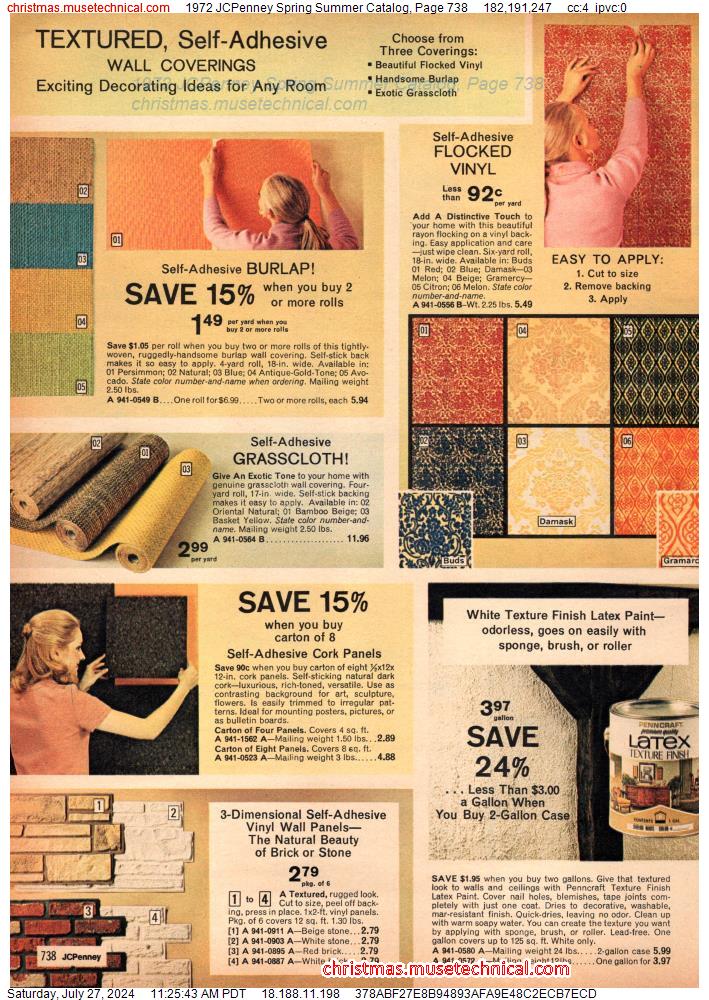 1972 JCPenney Spring Summer Catalog, Page 738
