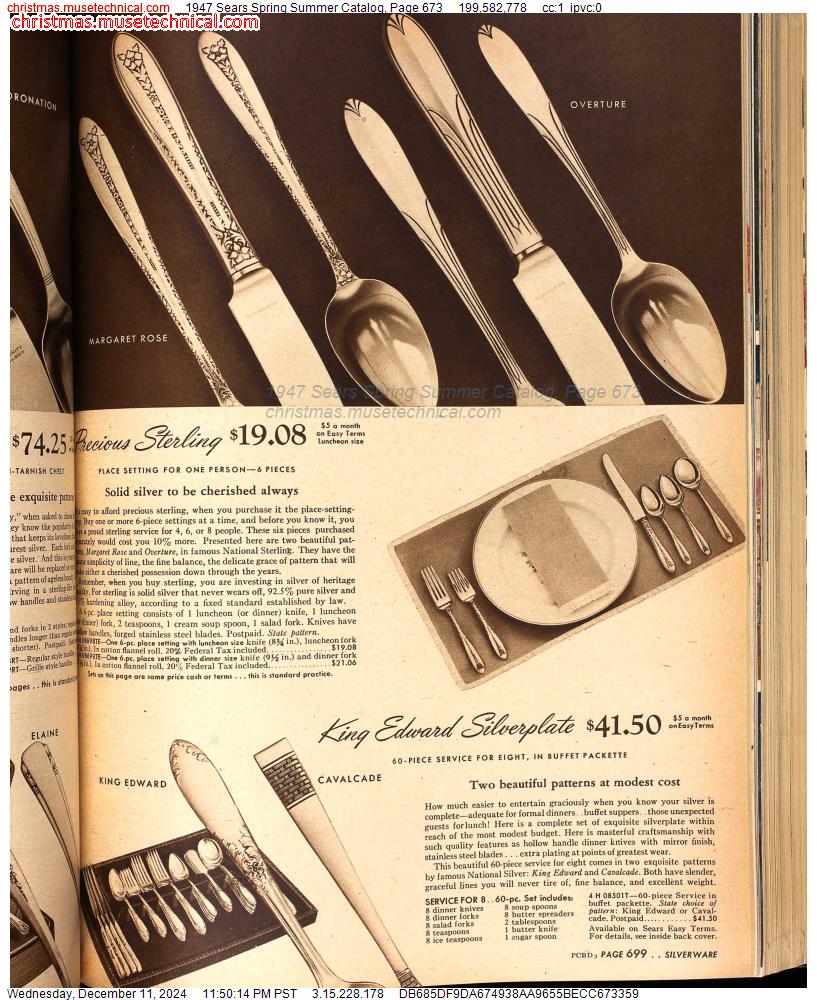 1947 Sears Spring Summer Catalog, Page 673