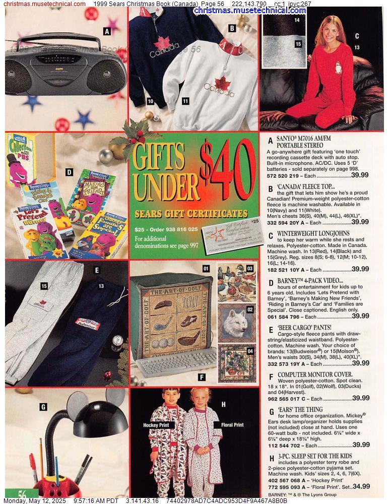 1999 Sears Christmas Book (Canada), Page 56