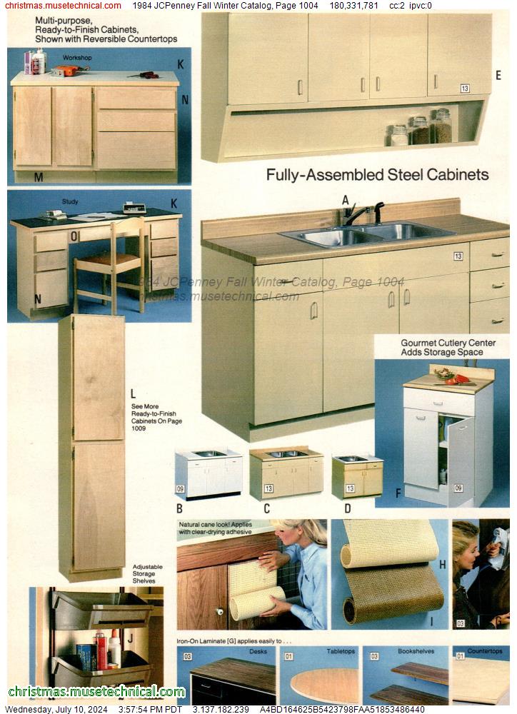 1984 JCPenney Fall Winter Catalog, Page 1004