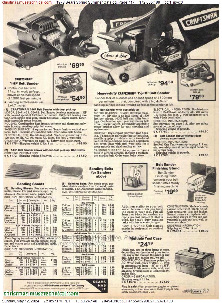 1978 Sears Spring Summer Catalog, Page 717