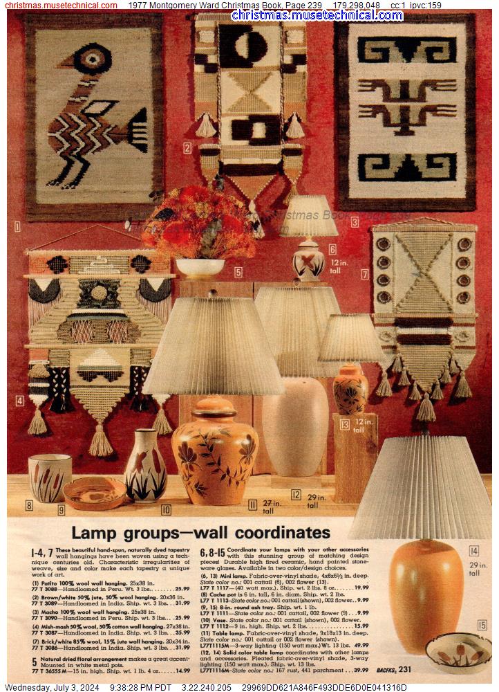 1977 Montgomery Ward Christmas Book, Page 239