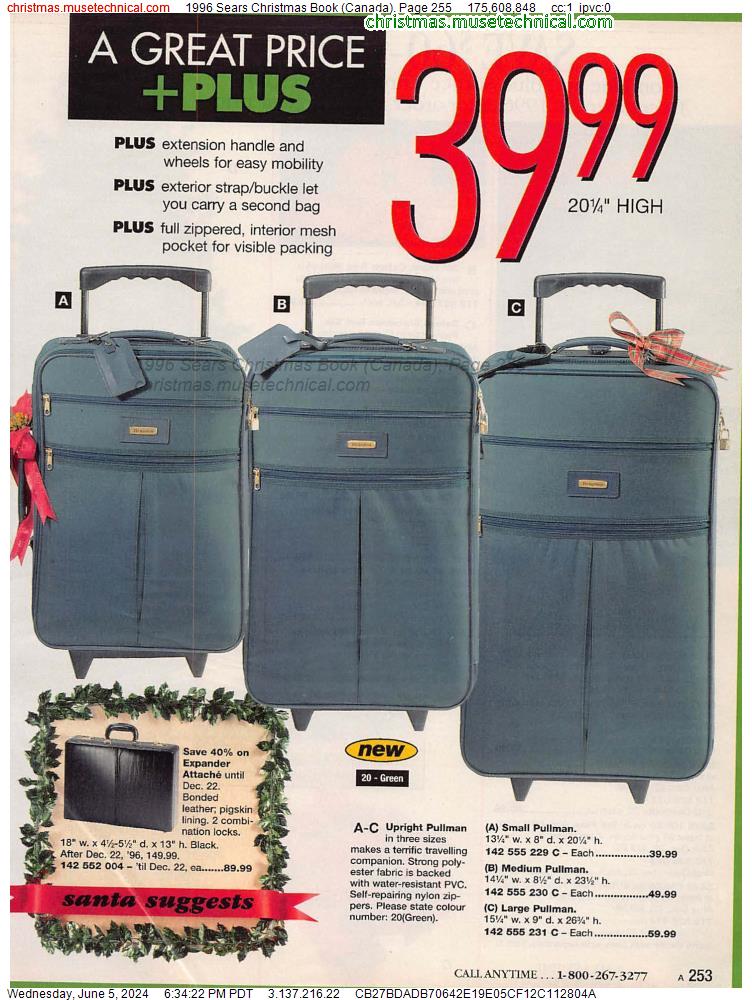 1996 Sears Christmas Book (Canada), Page 255