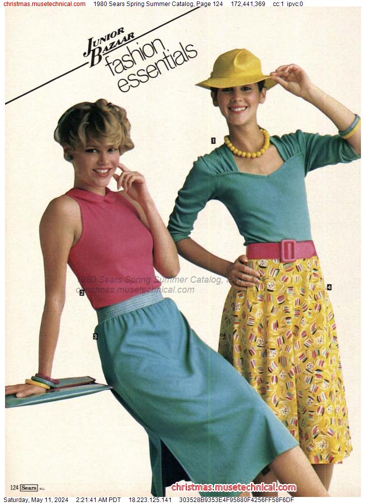 1980 Sears Spring Summer Catalog, Page 124