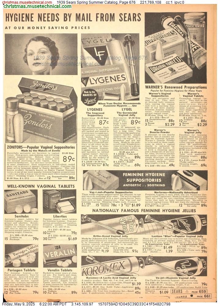 1939 Sears Spring Summer Catalog, Page 676