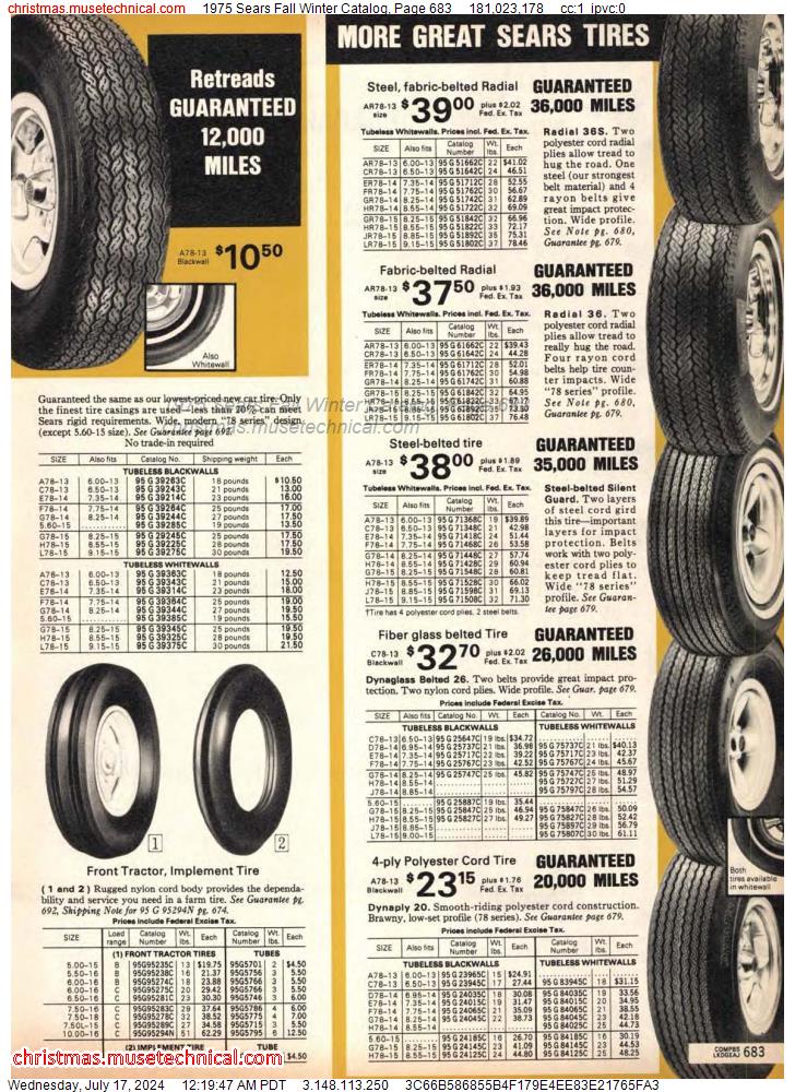 1975 Sears Fall Winter Catalog, Page 683