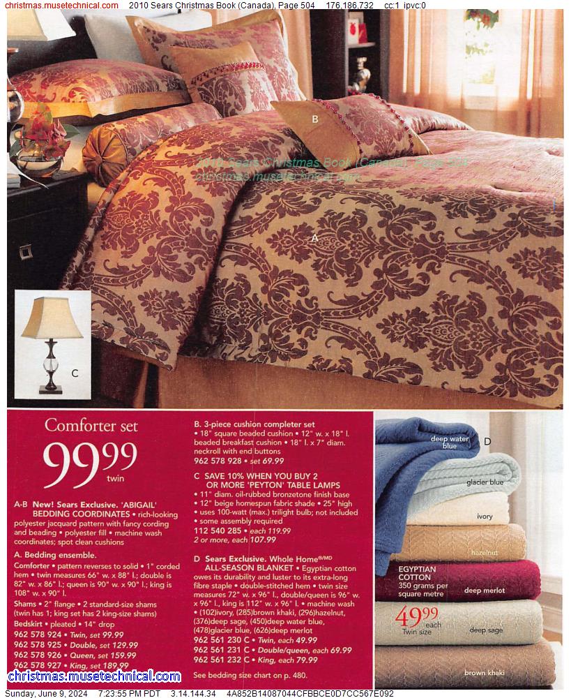 2010 Sears Christmas Book (Canada), Page 504