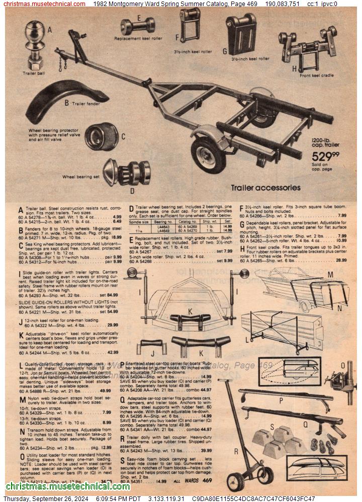 1982 Montgomery Ward Spring Summer Catalog, Page 469