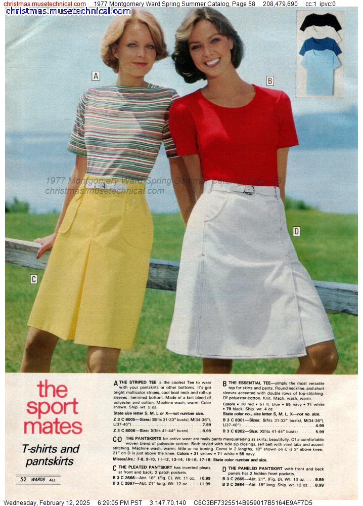 1977 Montgomery Ward Spring Summer Catalog, Page 58