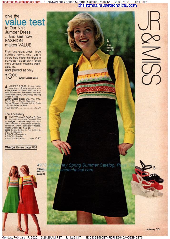 1978 JCPenney Spring Summer Catalog, Page 129