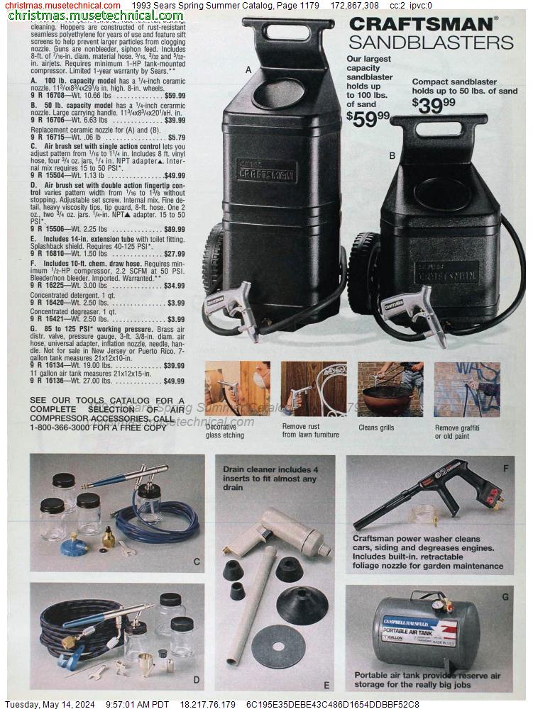 1993 Sears Spring Summer Catalog, Page 1179