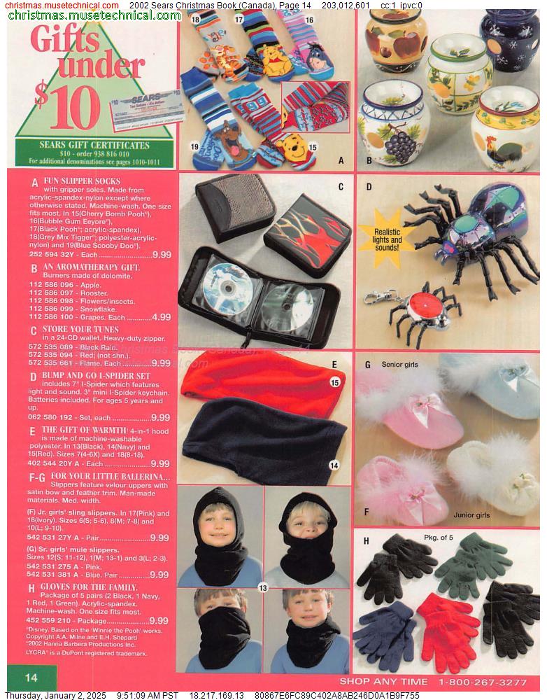 2002 Sears Christmas Book (Canada), Page 14