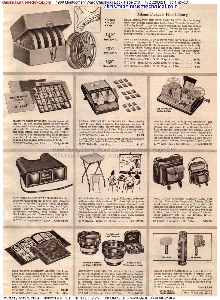1960 Montgomery Ward Christmas Book, Page 213