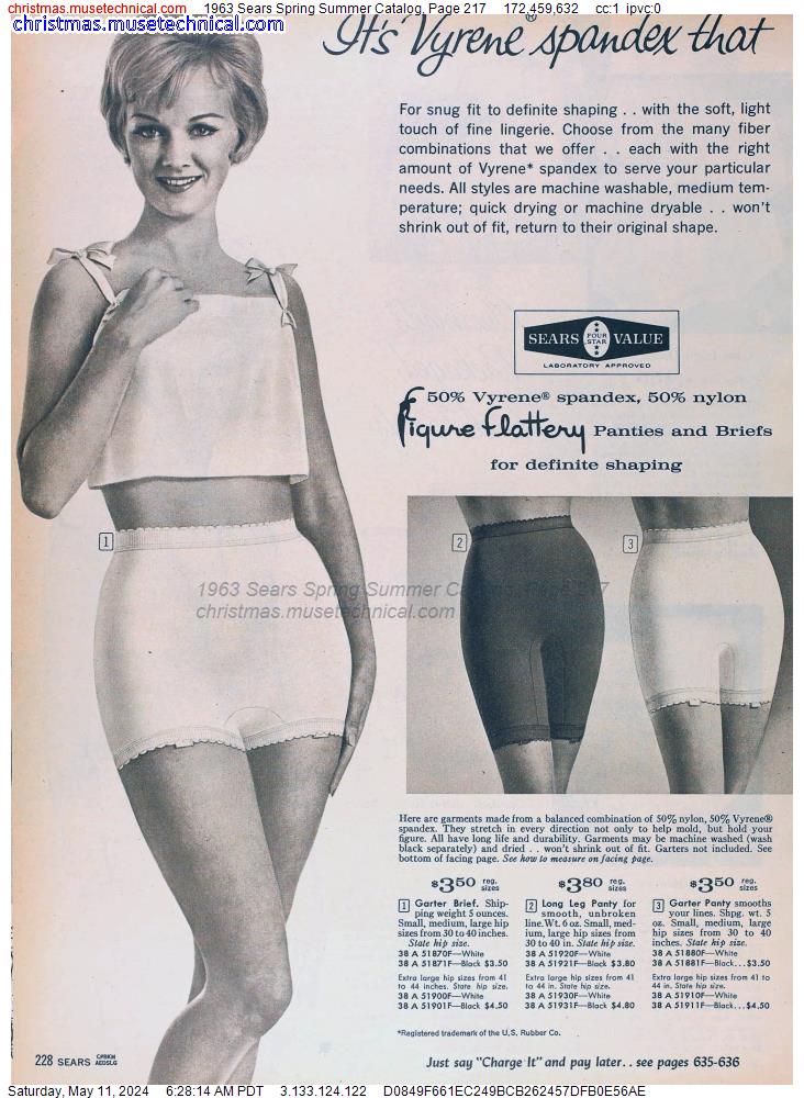 1963 Sears Spring Summer Catalog, Page 217