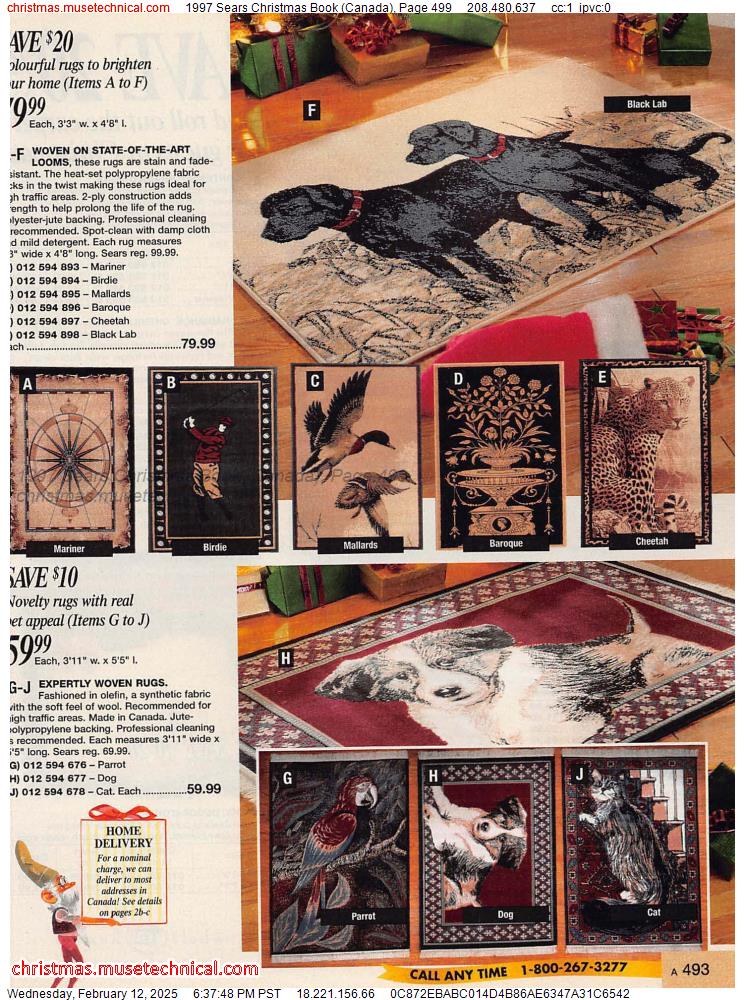 1997 Sears Christmas Book (Canada), Page 499