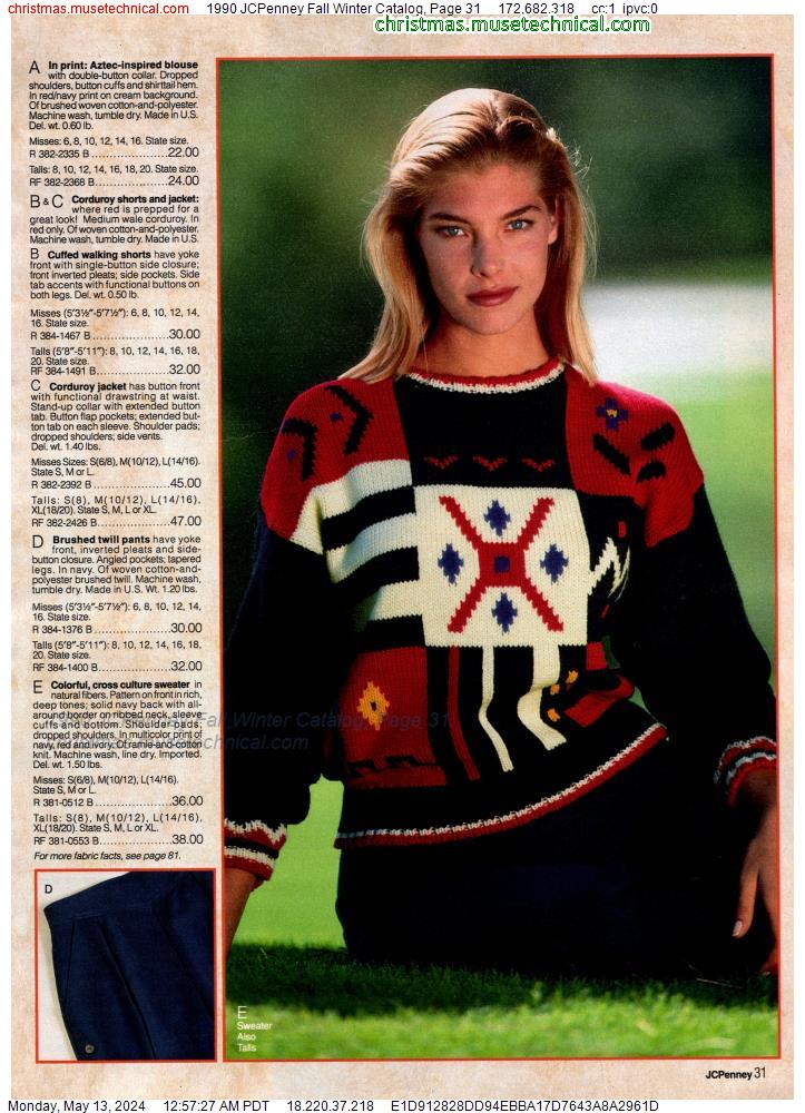 1990 JCPenney Fall Winter Catalog, Page 31