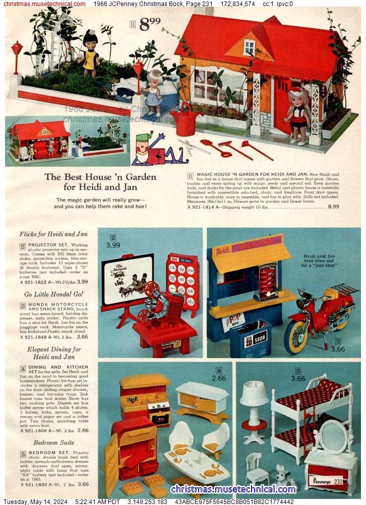 1966 JCPenney Christmas Book, Page 231