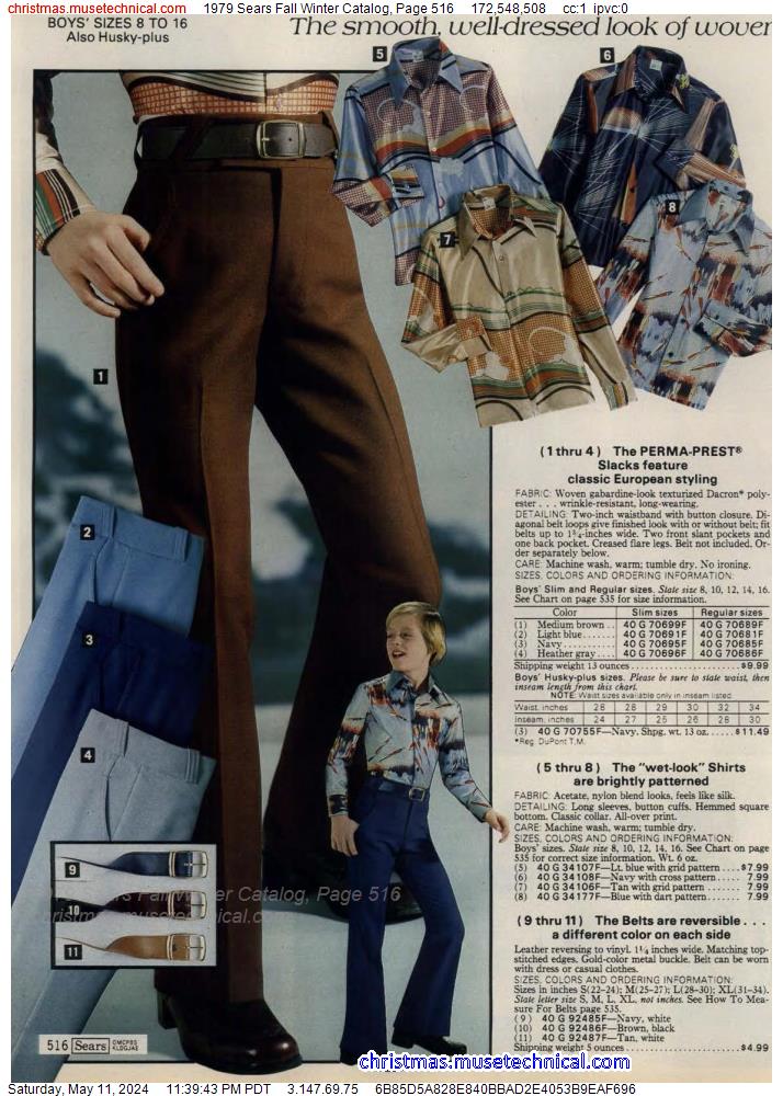 1979 Sears Fall Winter Catalog, Page 516