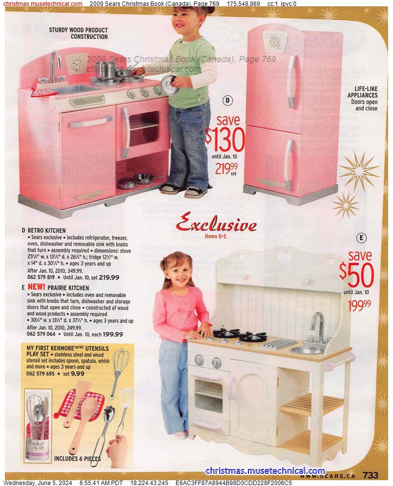 2009 Sears Christmas Book (Canada), Page 769