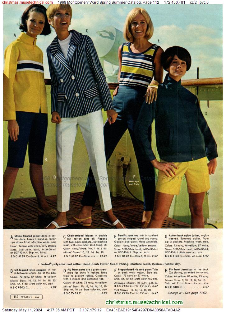 1968 Montgomery Ward Spring Summer Catalog, Page 112