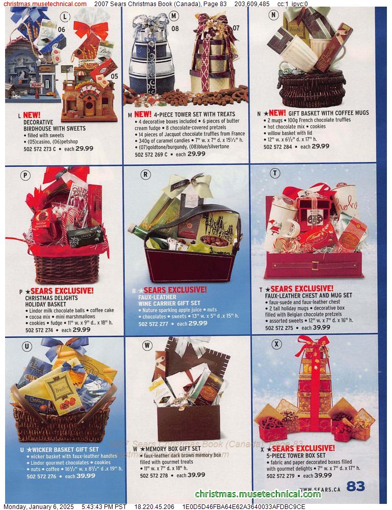 2007 Sears Christmas Book (Canada), Page 83