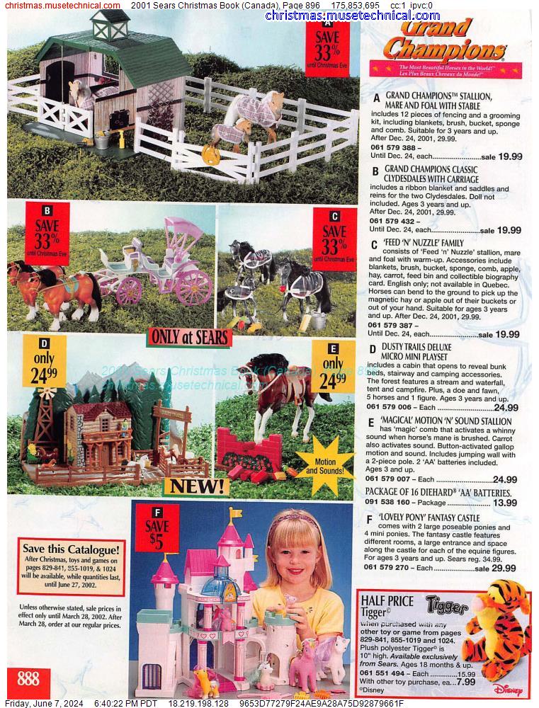 2001 Sears Christmas Book (Canada), Page 896