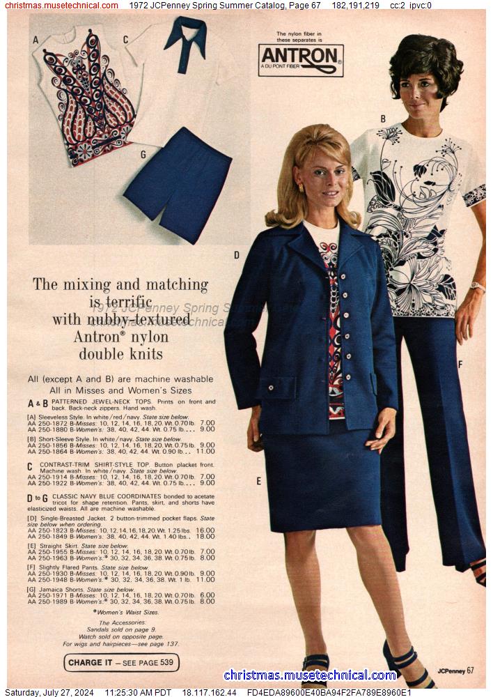 1972 JCPenney Spring Summer Catalog, Page 67