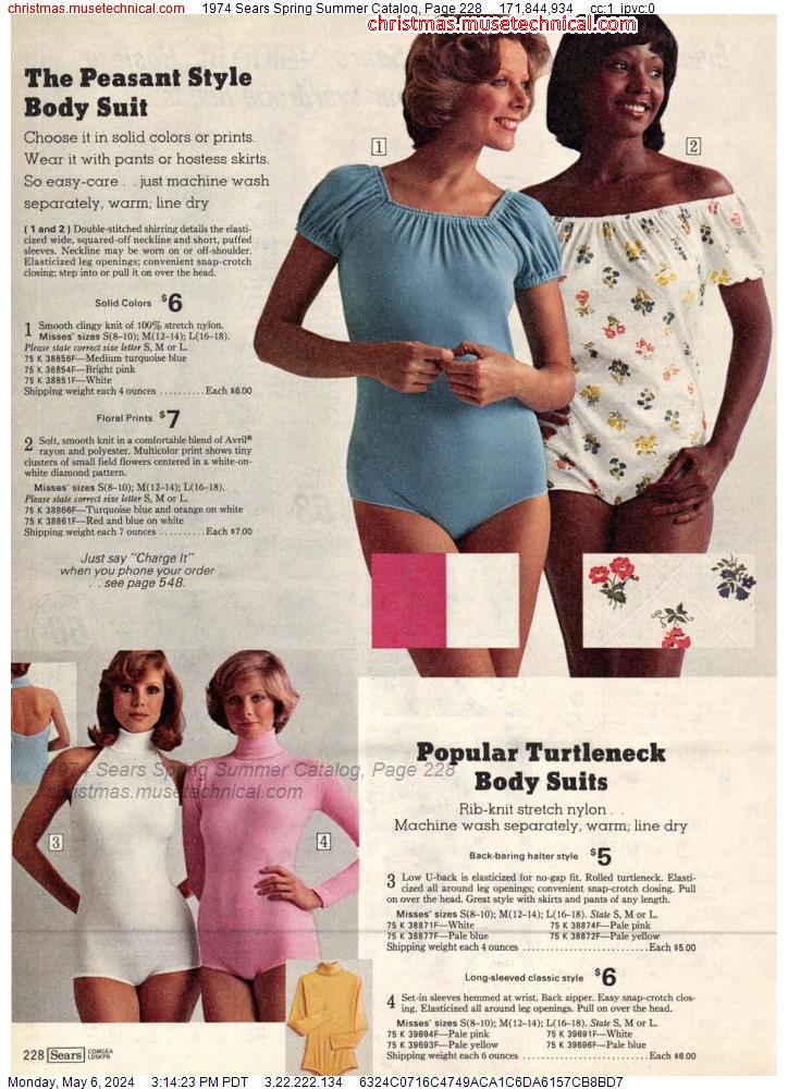 1974 Sears Spring Summer Catalog, Page 228