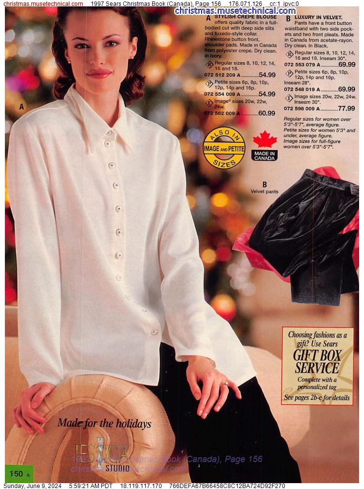 1997 Sears Christmas Book (Canada), Page 156